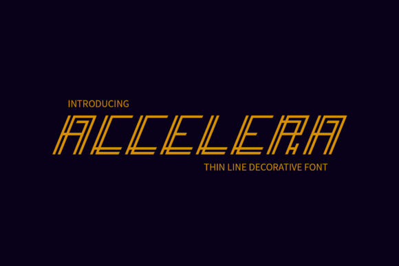 Accelera: The Display Font That Elevates Your Brand’s Visual Identity
