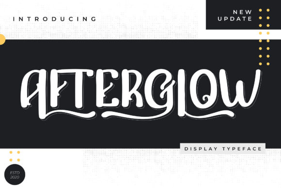 Afterglow: The Font That Elevates Your Brand’s Visual Identity