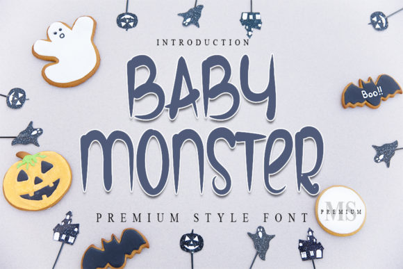Baby Monster: A Spooky Display Font for Halloween Creations