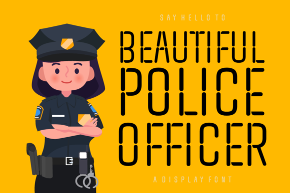 Beautiful Police Officer: A Display Font for Editorial Design and Branding