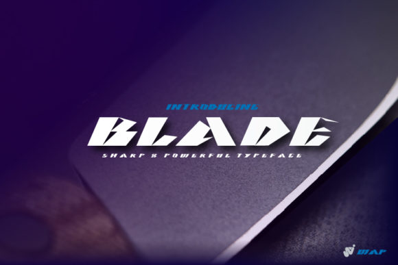 Blade: A Bold Display Font for Modern Web Design