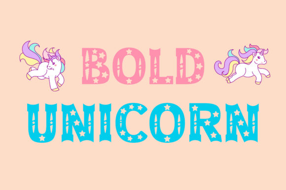 Bold Unicorn: A Playful Font for Creative Crafting