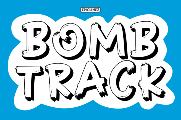 Bomb Track: The Bold Display Font for Memorable Branding