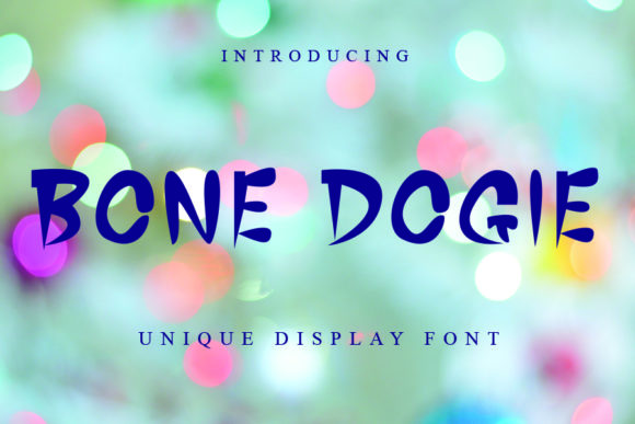 Bone Dogie: A Trendy Display Font for Creative Crafters