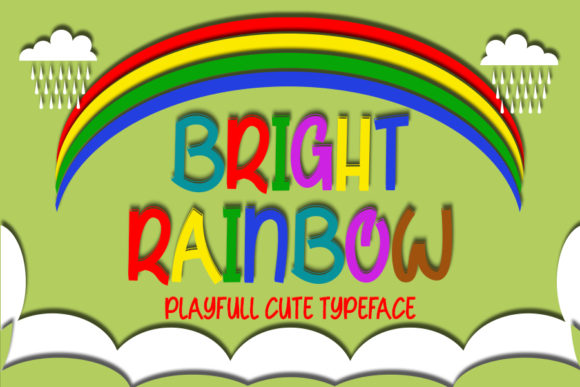 Bright Rainbow: A Vibrant Display Font for Dynamic Campaigns