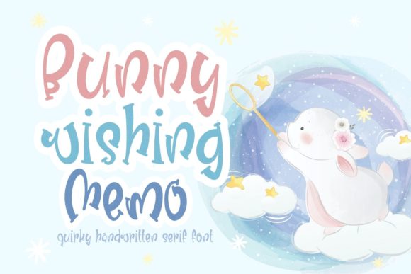 Bunny Wishing Memo: A Font That Elevates Branding with Personality