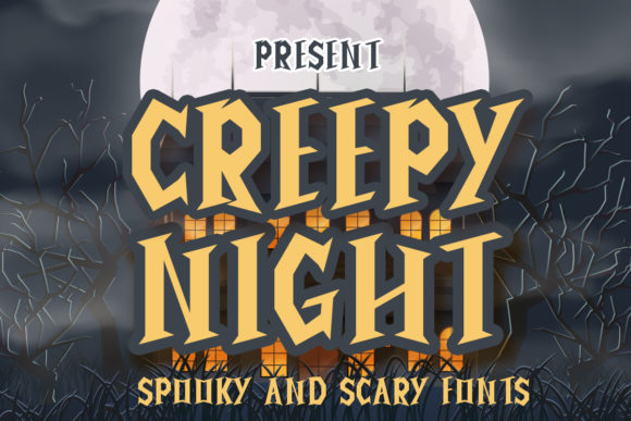 Creepy Night: The Spooky Font That Elevates Your Halloween Creations