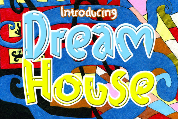 Dream House: A Bold Display Font for Editorial Creativity