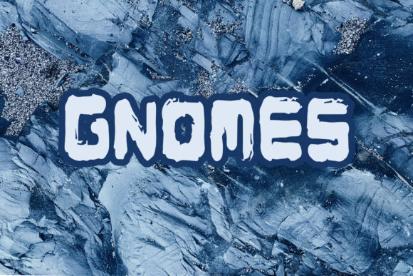 Gnomes: A Fun and Playful Display Font for Creative Branding