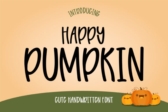 Happy Pumpkin: A Joyful Display Font for Creative Makers
