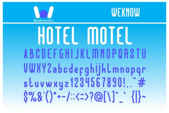 Hotel Motel: A Display Font That Elevates Branding