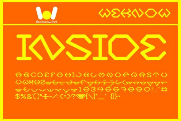 Inside: A Futuristic Display Font for Modern Web Design