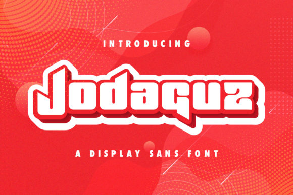 Jodaguz: A Modern Display Font for Bold Web Design