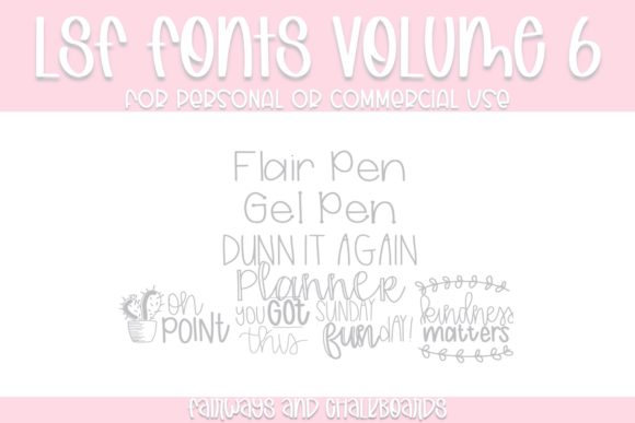 LSF Volume 6: The Perfect Display Font for Small Business Branding