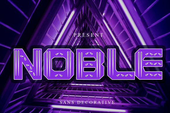 Noble: A Bold Display Font for Modern Web Design