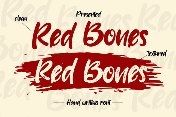 Red Bones: A Bold Display Font for Editorial Design