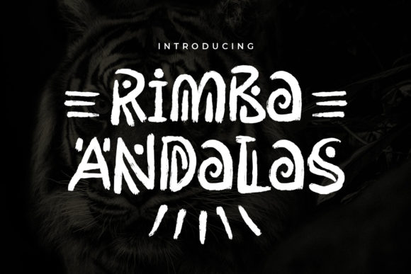 Rimba Andalas: A Tribal Display Font for Creative Crafters