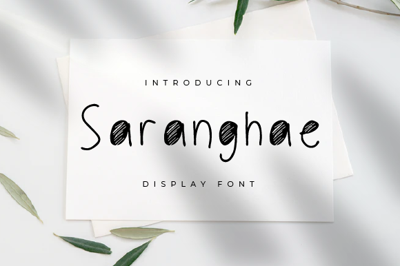 Saranghae: The Whimsical Display Font for Standout Digital Campaigns