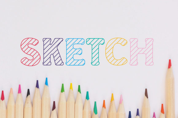 School Sketch: A Playful Font for Editorial Design