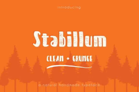 Stabillum: A Chunky Display Font for Creative Crafters