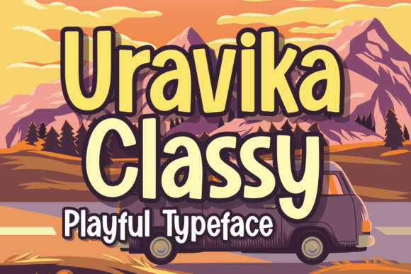 Uravika Classy: A Display Font for Editorial Elegance