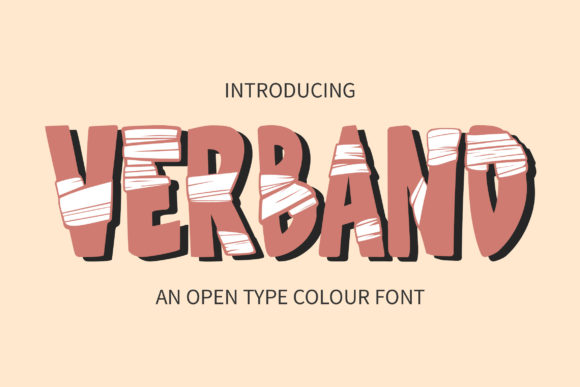 Verband: The Bandage-Inspired Display Font for Bold Digital Branding