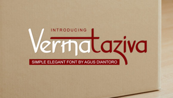 Vermataziva: A Modern Display Font for Branding and Creativity