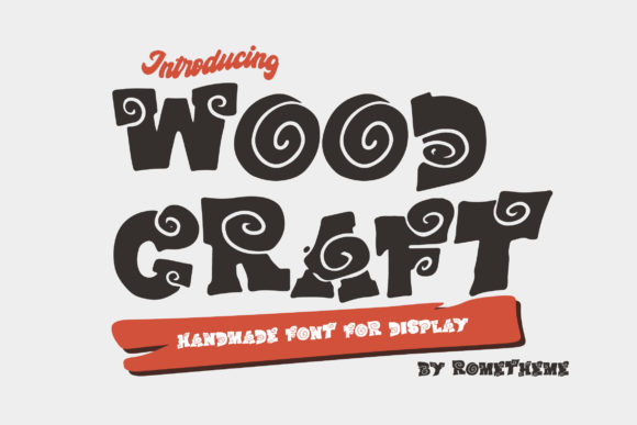 Wood Craft: A Fairy Tale Font for Creative Crafting